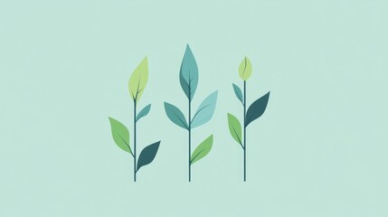 Obraz premium Timelapse Of Fresh Green Leaf Growth And Blooming Buds Botanical Isolated Spring Growth Eco Conservation And Renewable Energy