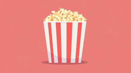 Classic American Film Production Popcorn Box For Cinematography Ai Generated Design