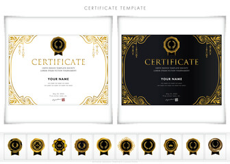 賞状１７５（横）certificate　award　表彰状　celebration