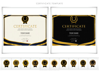 賞状１７６（横）certificate　award　表彰状　celebration