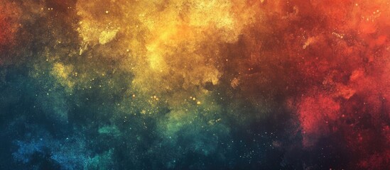 Naklejka premium Psychedelic Grunge Texture Resembling Parchment Background