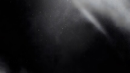 Dark black and white grainy background with noise texture, creating a grunge gradient effect, ideal for abstract designs, banners, posters, headers, and covers, featuring a bold and moody aesthetic