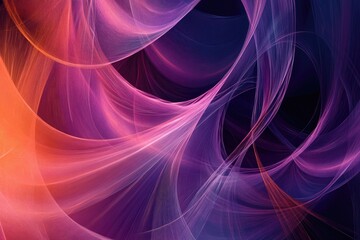 Obraz premium Vivid abstract backdrop featuring swirling lines against a deep toned background
