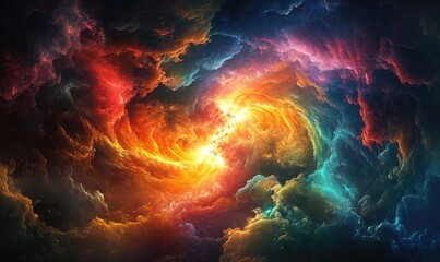 Fantasy energy abstract symbols