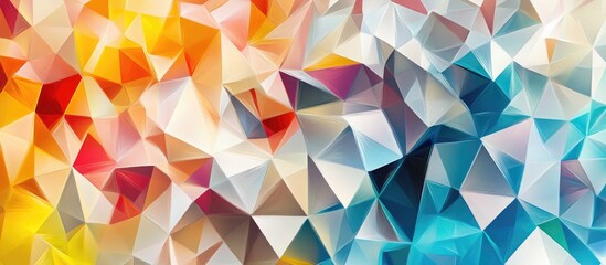 Obraz premium Abstract irregular triangular geometric pattern