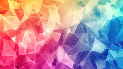 Obraz premium Multicolored geometric polygonal abstract background