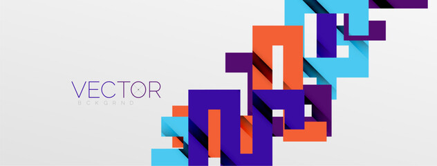 Color bend lines with shadow texture effect. Vector Illustration For Wallpaper, Banner, Background, Card, Book Illustration, landing page