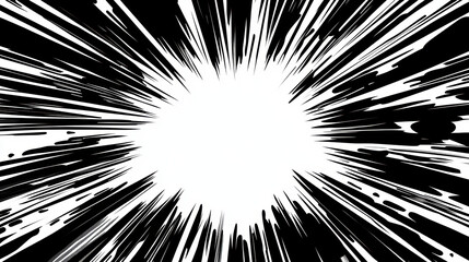 Black and White Burst.