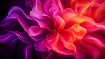 Fototapeta premium Swirling lines forming mandala patterns, ruby and amethyst jewel tones, digital painting, intricate and detailed, perfect symmetry, ethereal and calming vibes.