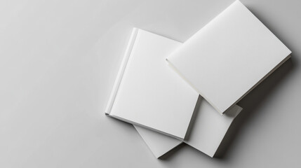 Blank Book Mockup.