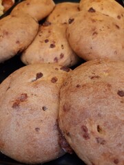Bakery in the supermarket, cemita bread, puff pastry., Panadería en el supermercado, pan cemita, hojaldra. 578