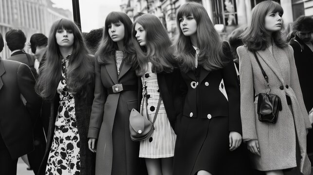 Swinging London Vintage Glam: 60s Street Style with Iconic Sunglasses