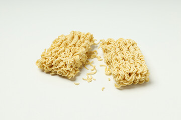 Concept of tasty fast food - instant noodles