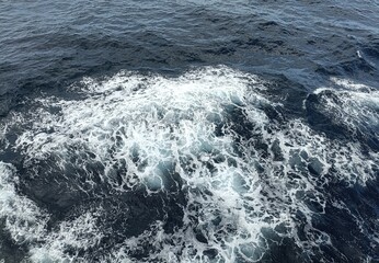 Background image of waves in the sea