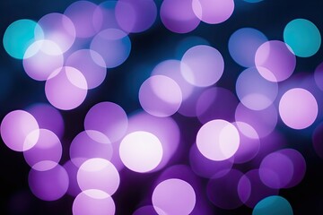 Aqua and Lavender Bokeh: A Bold, Moody, and Modern Ambiance Display