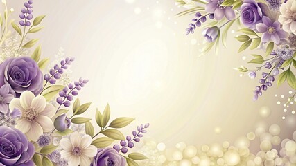 background with flowers