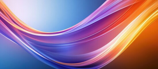 Abstract colorful smooth lines background suitable for business brochures and templates Ideal for window design and promotional materials