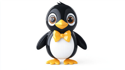 Cute Penguin Bow Tie.