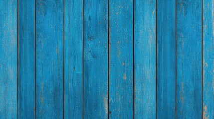 Obraz premium Blue Wooden Planks Texture Background
