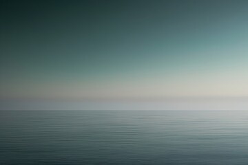 Obraz premium Tranquil Elegant Field Featuring Enchanting Jade Hue with Matte Silver and Azure Gradient