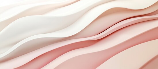 Soft wavy stripes create a light and soothing background design