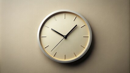 A round clock face with hour and minute hands pointing to 3:45 PM, illustrated against a clean white