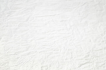 High-Quality Wrinkled White Cloth with Grunge and Grain Textures for Vintage and Retro Design Backgrounds