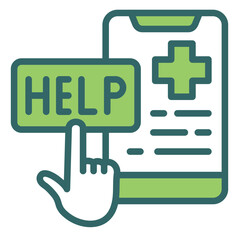 Obraz premium Self-Help Icon