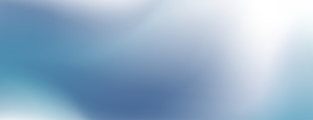 Modern and stylish, this banner features a flowing wave design in shades of blue.