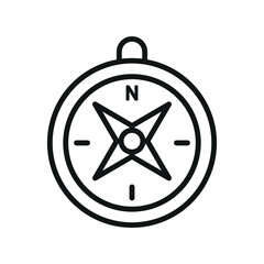 Compass stationary icon vector design templates simple and modern