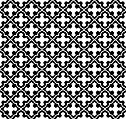 White and Black gothic cross pattern