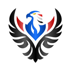 logo icon of eagle bird (artwork 1)