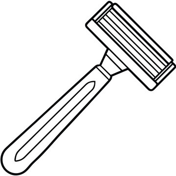 recommend clip art: Razor vector line art style illustration isolated on a white background