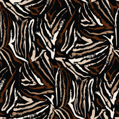 ethnic seamless pattern on black  background