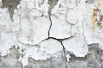Fototapeta premium Gray Rough Background concrete old paint wall, Texture cement crack surface , ai