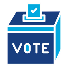 Ballot Box icon vector image. Can be used for Politics.