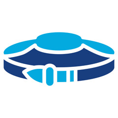 Lifting Belt icon vector image. Can be used for Sport Equipment.