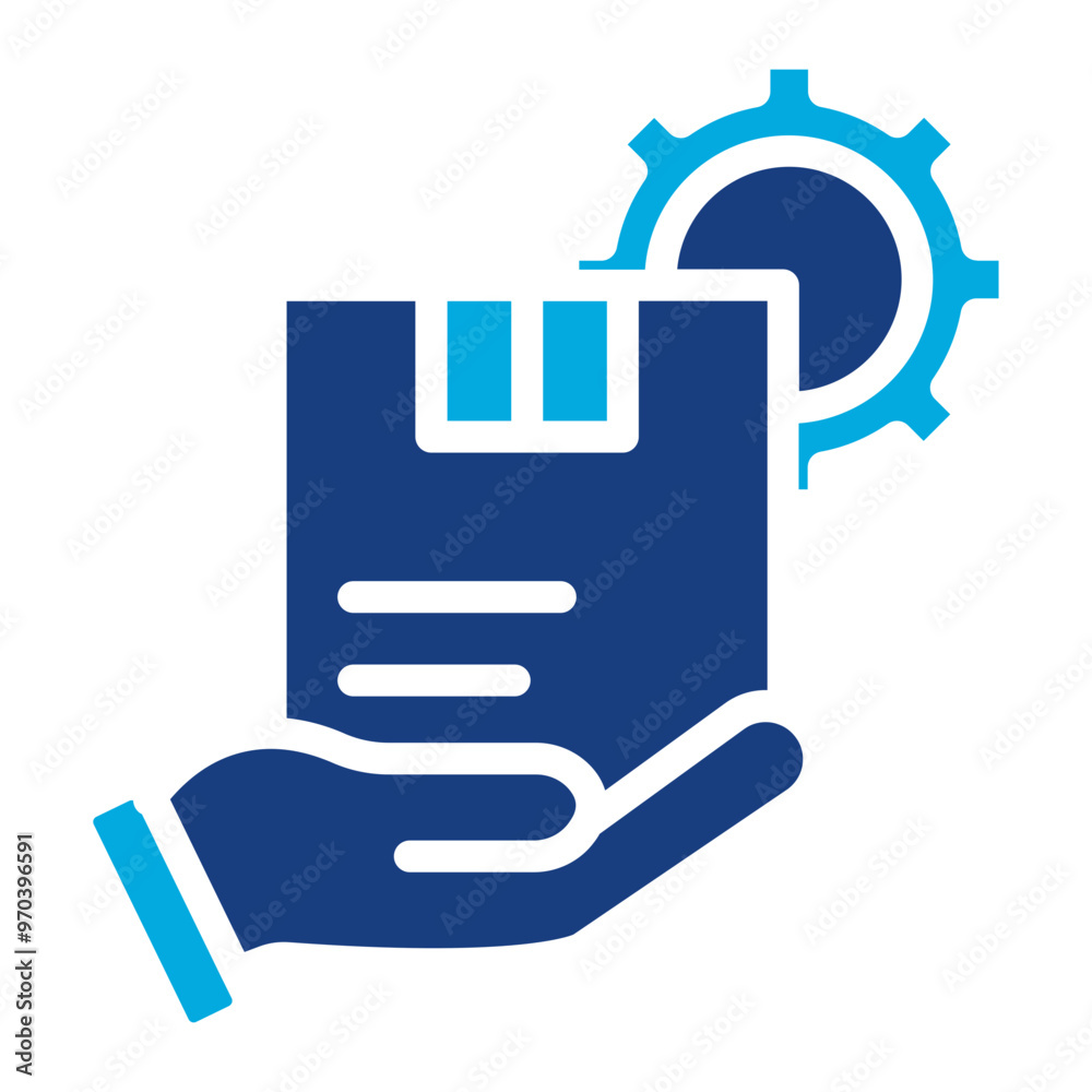 Poster Facility Management icon vector image. Can be used for Operations Management.