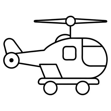 recommend clip art: airborne vehicle outline coloring book page line art drawing