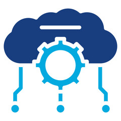 Software as a Service icon vector image. Can be used for Professional Services.