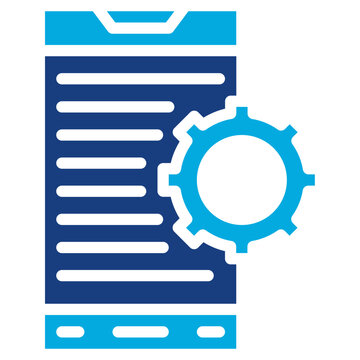 recommend clip art: Mobile App Development icon vector image. Can be used for Professional Services.