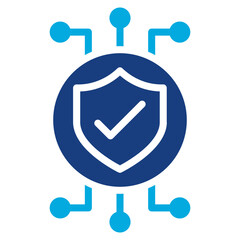 Obraz premium Cybersecurity Shield icon vector image. Can be used for Safe Payment.