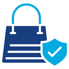 Safe Purchase icon vector image. Can be used for Safe Payment.