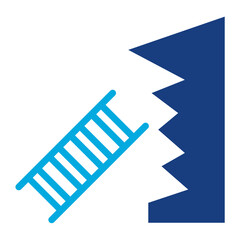 Climbing Rescue icon vector image. Can be used for Rock Climbing.