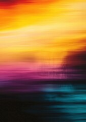 Obraz premium Abstract sunset sky