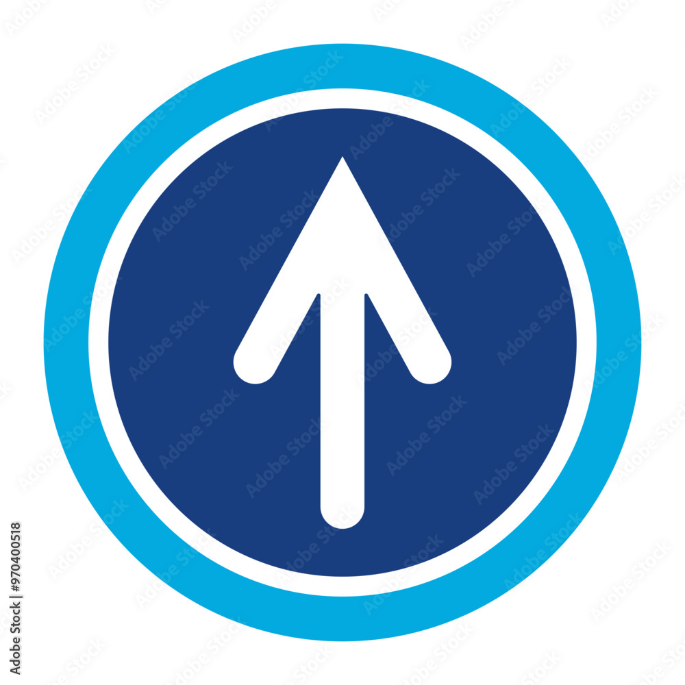 Poster Arrow icon vector image. Can be used for Job Fair.