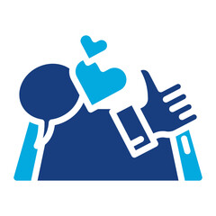 Social Media Backlash icon vector image. Can be used for Business Risks.