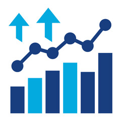 Growth icon vector image. Can be used for Organization.