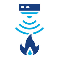 Flame Sensor icon vector image. Can be used for Sensors.