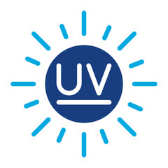 UV Sensor icon vector image. Can be used for Sensors.